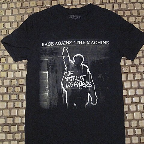 RAGE AGAINST THE MACHINE‏ - The Battle Of Los Angeles -- Two Sided Printed - T-Shirt  